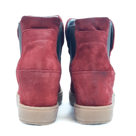 JANET SPORT SUEDE WEDGE BOOTIES - Picture 6 of 15